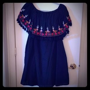 Embroidered World Market cotton dress